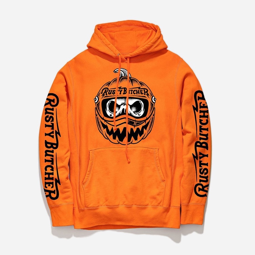 Rusty Butcher Limited Halloween Hoodie Pullover Shirt Nightmare Before Christmas